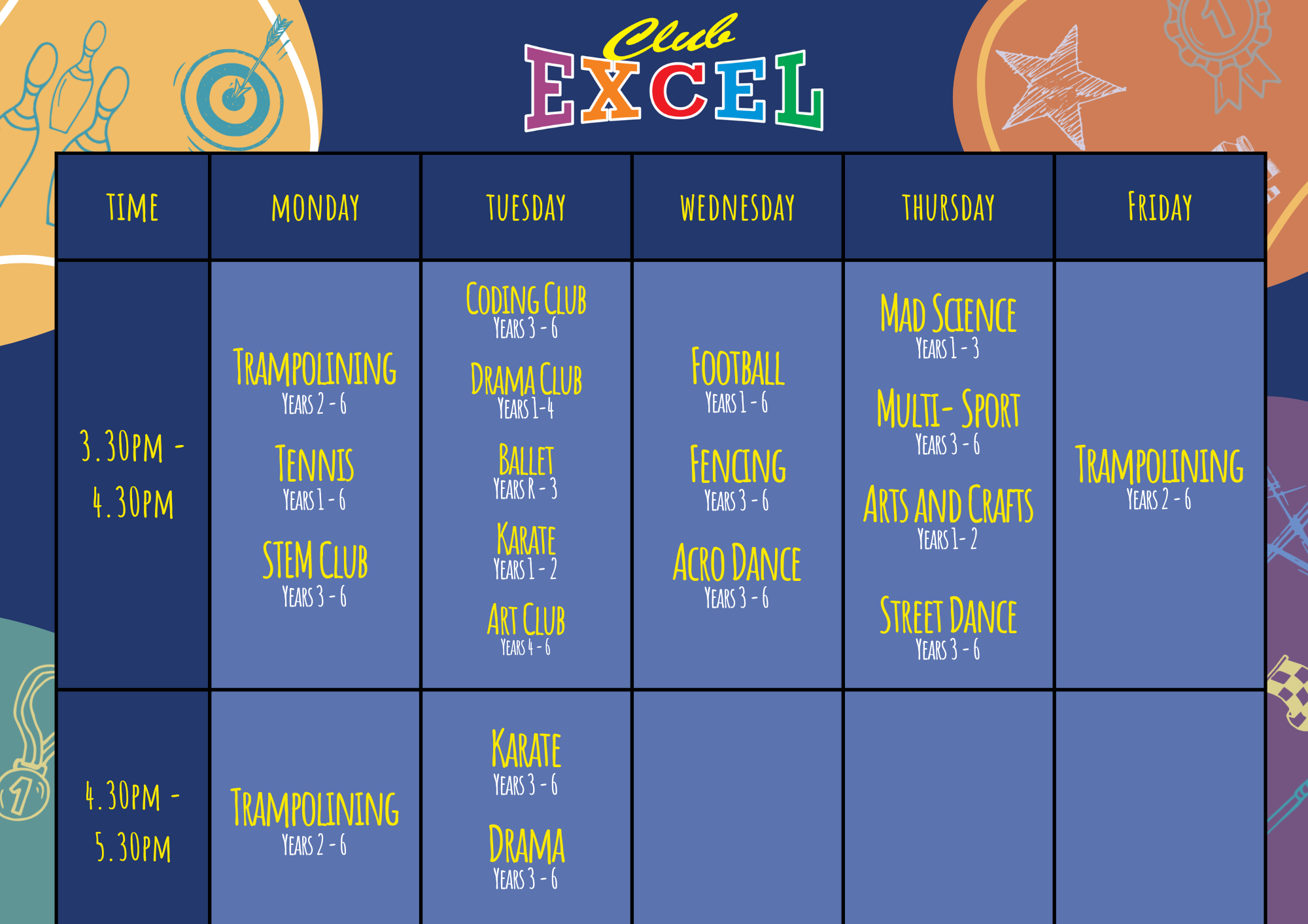 Copy of Co-curricular Clubs Timetable Summer 2025 (1)